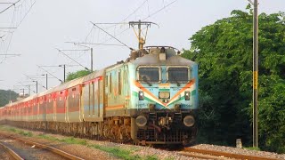 quotIndependence Dayquot AKAM 20 RPM WAP7  DURG Bound Sarnath Express [upl. by Bonnette]