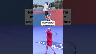 The key to Andre Agassis INSANE backhand 🔑 [upl. by Mcmaster]