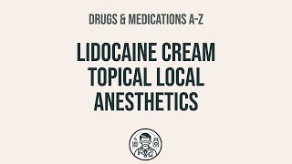 How to use Lidocaine Cream Topical Local Anesthetics  Explain UsesSide EffectsInteractions [upl. by Clarette744]