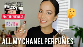 My Chanel Fragrance Collection Best Chanel fragrances for women 2021 [upl. by Atterehs]