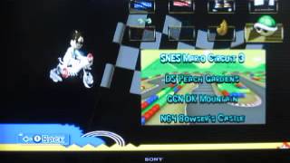 MKWii Messed Up CTGP Revolution Course Menu Glitch [upl. by Tavey]