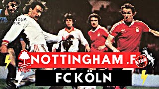 Nottingham Forest vs FC Köln 33 All Goals amp Highlights  1979 European Cup [upl. by Robbins]