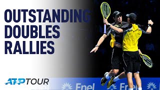 Doubles Rallies  WHY WE LOVE TENNIS  ATP [upl. by Zorana274]