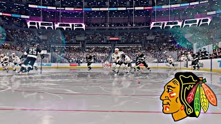 Chicago Blackhawks vs Los Angeles Kings NHL 25 4K [upl. by Leibman911]