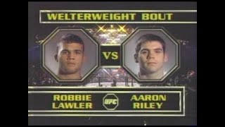 Robbie Lawler vs Aaron Riley [upl. by Norrej]