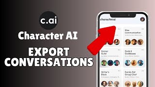 How to Export in Character Ai 2024 [upl. by Lianna793]