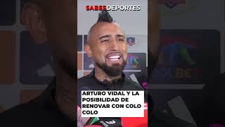 ARTURO VIDAL habla acerca de su RENOVACIÓN con COLO COLO vidal colocolo futbol chile [upl. by Sommers]