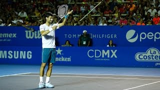 Djokovic And Nadal Wow Huge Crowds In Acapulco 2017 [upl. by Nets]