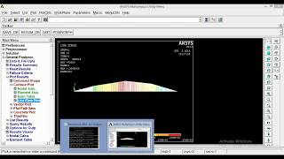 SFD and BMD for Simply Supported Beam with given load condition on Ansys 145 [upl. by Giguere]