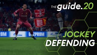 How to IMPROVE your DEFENSE IMMEDIATELY with Jockey Defending FIFA 20 Tutorial  THE GUIDE [upl. by Derr]