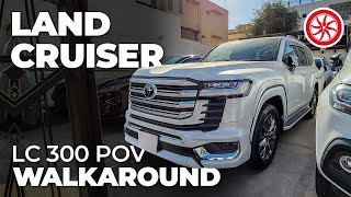 Toyota Land Cruiser 2022  LC300  First Look Review  PakWheels [upl. by Alius]