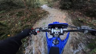 Enduro solitario nel torrente🌳 Yz 125 [upl. by Range]