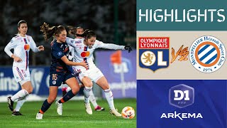 Lyon vs Montpellier Womens Division 1 Highlights  Match Day 13 [upl. by Ayomat]