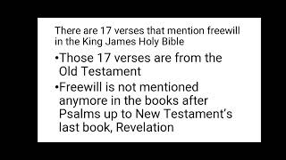 What is the real freewill and how is it used according to KJV This may surprise many people [upl. by Helmut]