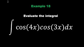 Integral Calculus Example 18 [upl. by Aivilo497]