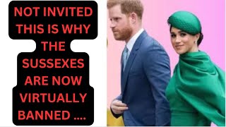 REAL REASON WHY THE SUSSEXES ARE NOT INVITED TO THIS LATEST royal meghanandharry meghanmarkle [upl. by Katt]