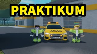 Mein Erstes Praktikum beim ADAC  Notruf Hamburg Roleplay Roblox [upl. by Nabois]