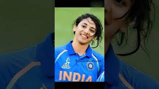 Smriti mandhana 🚨🎯 favorite player cricket shotsfeed shorts [upl. by Hairabez]