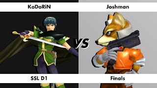 KoDoRiN vs Joshman  SoCal Star League 4 D1  Finals [upl. by Sophey52]