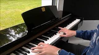 EDITH PIAF  EMPORTE PAR LA FOULE PIANO COVER [upl. by Ahsienet1]