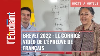 Brevet 2022  le corrigé vidéo de lépreuve de français [upl. by Attenat]