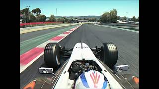 F1 2003 Catalunya  Kimi Raikkonen OnBoard  assettocorsa [upl. by Ellehsem621]