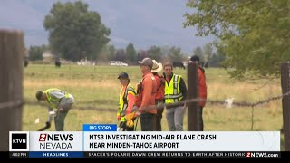 One dead after midair plane crash reported at MindenTahoe Airport [upl. by Racklin]