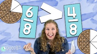 Comparing Fractions for Kids  Easy Math Lessons [upl. by Fruin993]