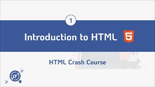 1 Introduction to HTML  HTML Crash Course [upl. by Virge]