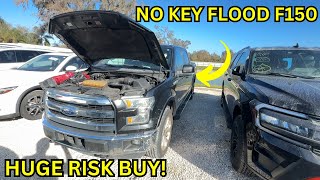 Ivan Wins a Flooded F150 W No Key Huge Risk of a Locked Up Engine [upl. by Hynes313]