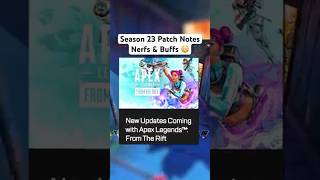 Season 23 Patch Notes Are CRAZY [upl. by Levin]