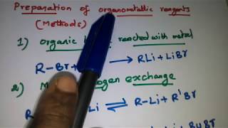 Preparation of organometallic reagents  Common methods [upl. by Dranyar]