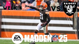 Can We Look Competent Cleveland Browns Madden 25 Season Episode 4 [upl. by Newbold]