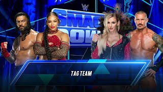 ROMAN REIGNS amp BIANCA BELAIR VS CHARLOTTE FLAIR amp RANDY ORTON [upl. by Htebazle]