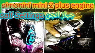 simonini mini 2 plus engine wiring salf setings [upl. by Euqinay497]