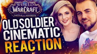 quotOld Soldierquot Saurfang Cinematic First Watch REACTION World of Warcraft BFA  Method Sco amp Djarii [upl. by Tooley607]