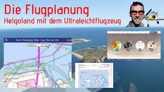 Flugplanung  Helgoland mit dem Ultraleichtflugzeug [upl. by Lloyd496]