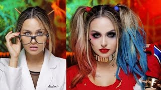 Harley Quinn Suicide Squad Glam Makeup Tutorial [upl. by Asante479]