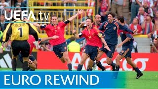 EURO 2000 highlights Yugoslavia 34 Spain [upl. by Schechinger567]