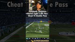 Miami Dolphins Cheat TE Double Pass madden25 [upl. by Cire]