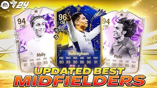 UPDATED👀TOP 10 BEST MIDFIELDERSCDMSCMS IN EA FC 24 ULTIMATE TEAM [upl. by Aisetra739]