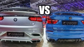 BMW X4M VS Mercedes GLE 63AMG S Coupe By HAMANN [upl. by Enisaj]