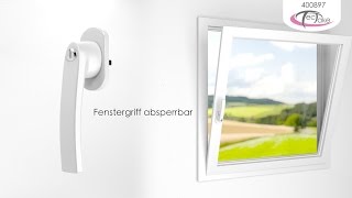 Absperrbarer Fenstergriff  TecTake [upl. by Eelra460]