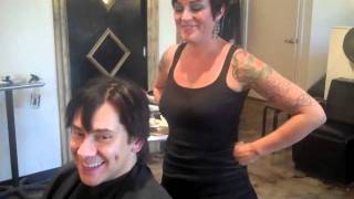 Ron Valdez gets a Brazillian Keratin Treatment [upl. by Ned]