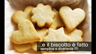 ricetta biscotti fatti in casa semplice e veloce frollini [upl. by Rici]