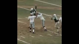 1970126 Oakland Raiders  New York Jets Warren Wells 13yard touchdown pass from George Blanda [upl. by Anema]