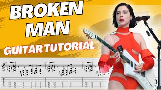 Broken Man St Vincent Guitar Tutorial [upl. by Anihpesoj]