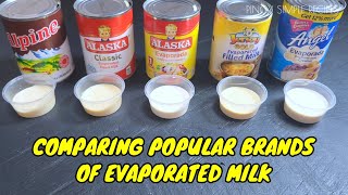 Rating Popular Evaporated Milk Brands in the Philippines [upl. by Seavey]