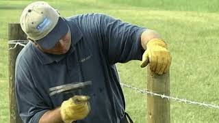 How to Install High Tensile Barbed Wire [upl. by Zebe]