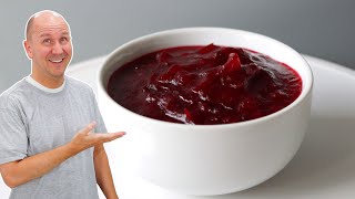 How to Make Cranberry Sauce From Scratch [upl. by Itnava65]